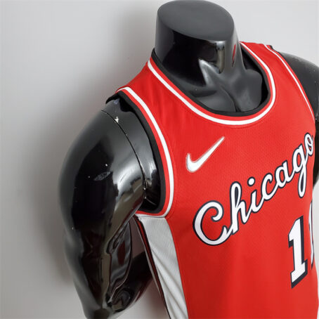 Camisa Regata NBA Chicago Bulls – Vermelha – #11 DeRozan – 75 Anos - Imagem 5
