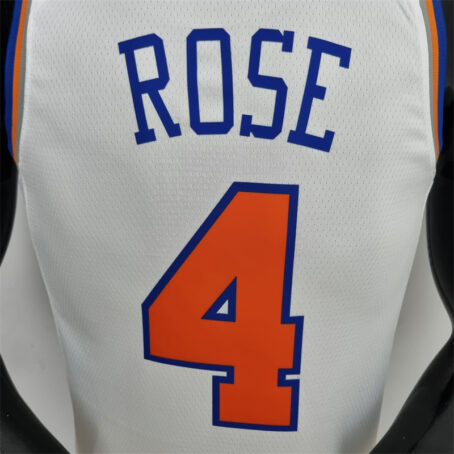 Camisa Regata NBA New York Knicks – Branca – #4 Rose – 75 Anos - Imagem 7