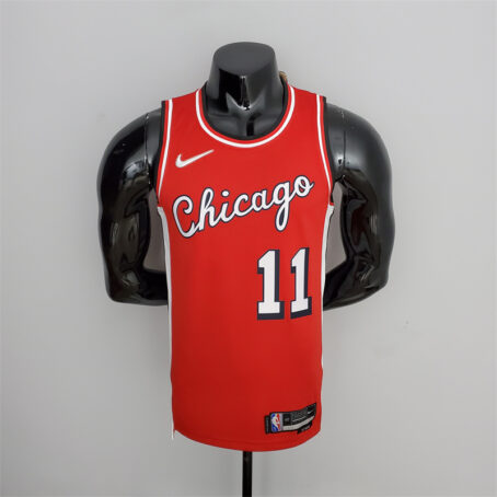 Camisa Regata NBA Chicago Bulls – Vermelha – #11 DeRozan – 75 Anos