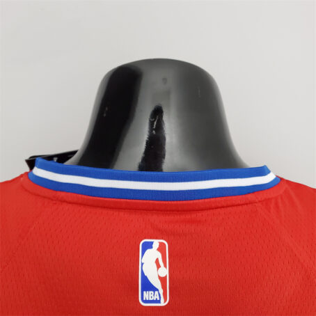 Camisa Regata NBA Philadelphia 76ers – Vermelha – #1 Harden – 2021 - Imagem 10