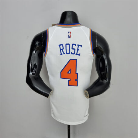 Camisa Regata NBA New York Knicks – Branca – #4 Rose – 75 Anos - Imagem 8