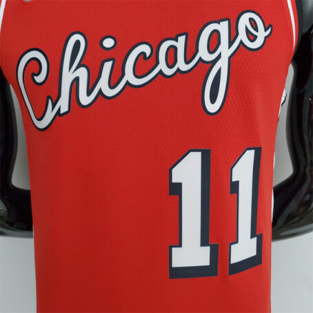 Camisa Regata NBA Chicago Bulls – Vermelha – #11 DeRozan – 75 Anos - Imagem 2