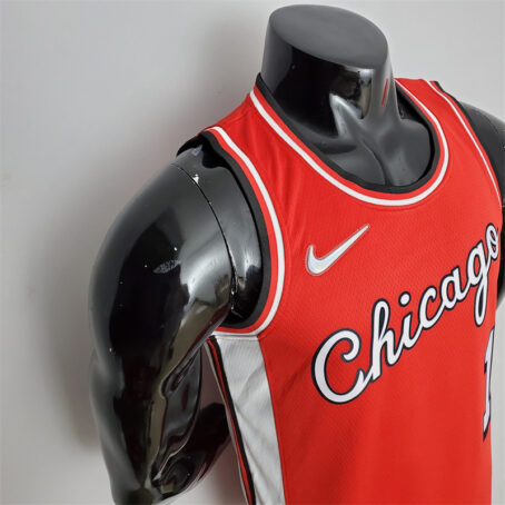 Camisa Regata NBA Chicago Bulls – Vermelha – #1 Rose – 75 Anos - Imagem 5