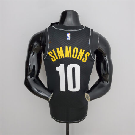 Camisa Regata NBA Brooklyn Nets – Preta – #10 Simmons - Imagem 9