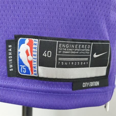 Camisa Regata NBA Kings – Roxa – #55 Williams – 75 Anos - Imagem 6