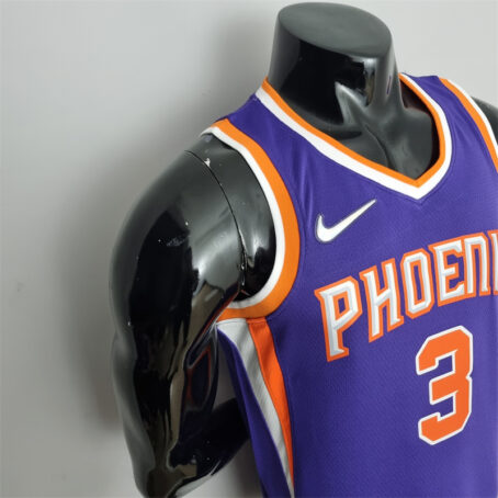 Camisa Regata NBA Phoenix Suns – Roxa – #3 Paul – 75 Anos - Imagem 5