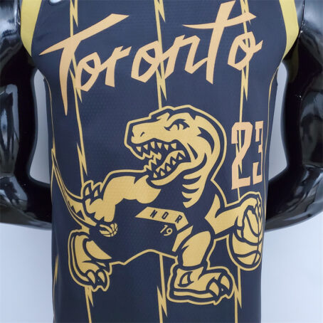 Camisa Regata NBA Toronto Raptors – Preta – #23 Vanvleet – 2022 - Imagem 2