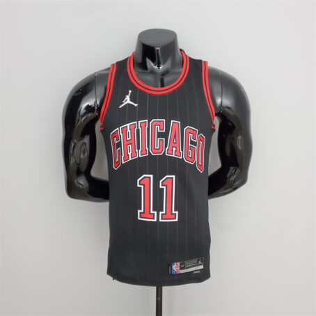 Camisa Regata NBA Chicago Bulls – Preta – #11 DeRozan - 75 Anos