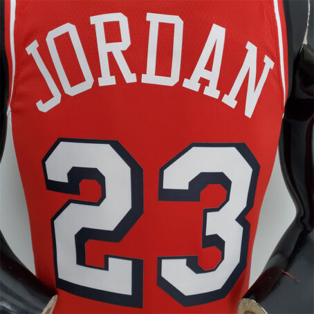 Camisa Regata NBA Chicago Bulls – Vermelha – #23 Jordan – 75 Anos - Imagem 8