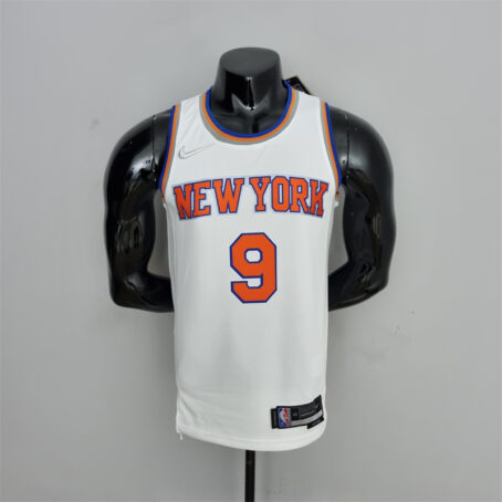Camisa Regata NBA New York Knicks – Branca – #9 Barrett – 75 Anos