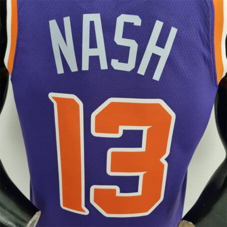 Camisa Regata NBA Phoenix Suns – Roxa – #13 Nash – 75 Anos - Imagem 8