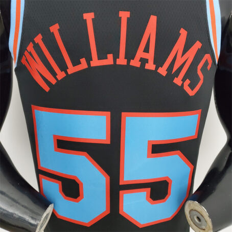 Camisa Regata NBA Kings – Preta – #55 Williams - 2021 - Imagem 6