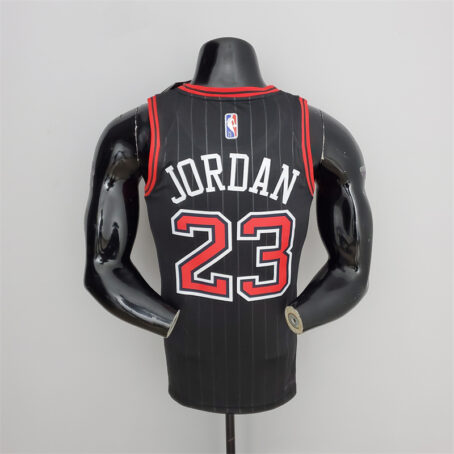 Camisa Regata NBA Chicago Bulls – Preta – #23 Jordan - 75 Anos - Imagem 8