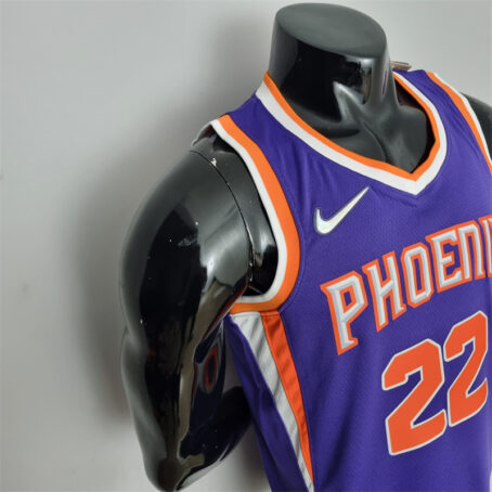 Camisa Regata NBA Phoenix Suns – Roxa – #22 Ayton – 75 Anos - Imagem 5