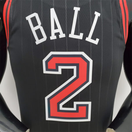 Camisa Regata NBA Chicago Bulls – Preta – #2 Ball - 75 Anos - Imagem 7