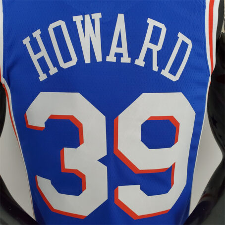 Camisa Regata NBA Philadelphia 76ers – Azul – #39 Howard – 75 Anos - Imagem 8