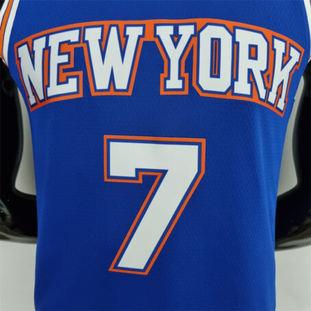 Camisa Regata NBA New York Knicks – Azul – #7 Anthony – 75 Anos - Imagem 2