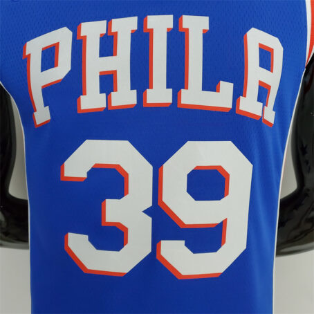 Camisa Regata NBA Philadelphia 76ers – Azul – #39 Howard – 75 Anos - Imagem 2