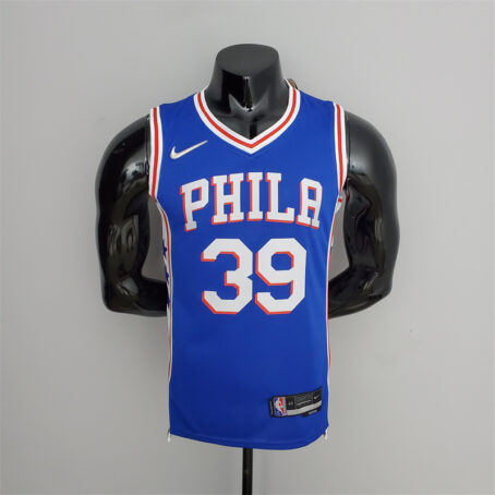 Camisa Regata NBA Philadelphia 76ers – Azul – #39 Howard – 75 Anos