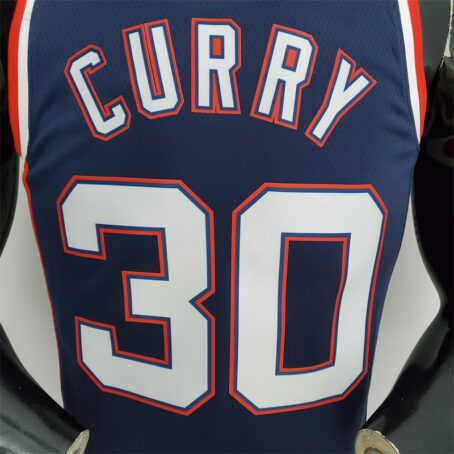 Camisa Regata NBA Brooklyn Nets – Azul – #30 Curry – 2022 - Imagem 8
