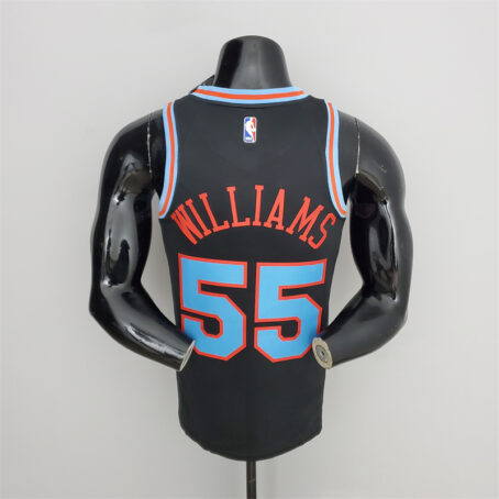 Camisa Regata NBA Kings – Preta – #55 Williams - 2021 - Imagem 7