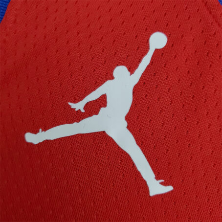 Camisa Regata NBA Philadelphia 76ers – Vermelha – #1 Harden – 2021 - Imagem 4